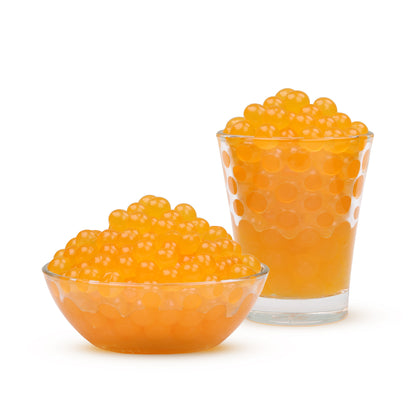 450g Passion Fruit Popping Boba Fruit Juice Filled Pearls