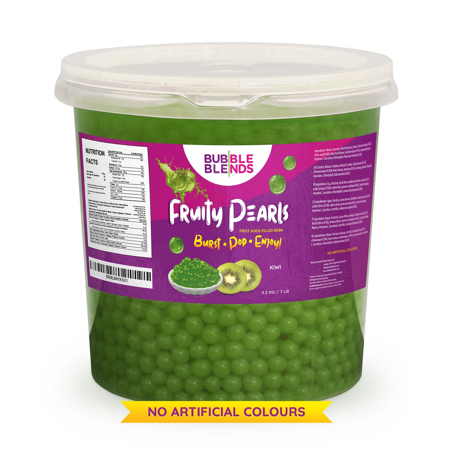 3.2kg Kiwi Popping Boba Fruit Juice Filled Pearls