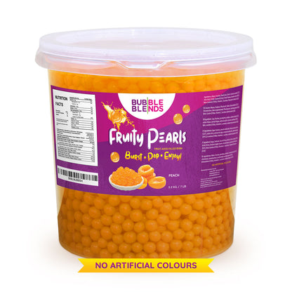 3.2kg Peach Popping Boba Fruit Juice Filled Pearls