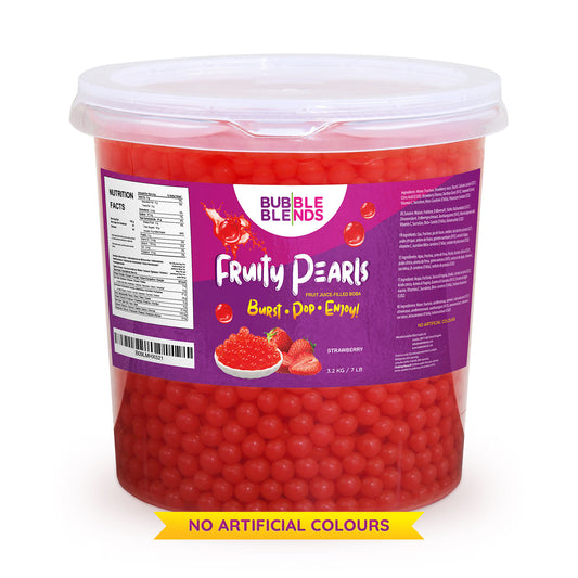 3.2kg Strawberry Popping Boba Fruit Juice Pearls